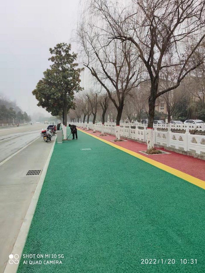 南灣湖風景區透水地坪